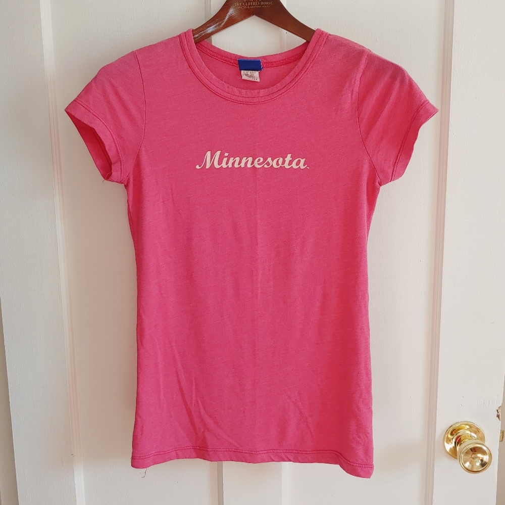 Pink Minnesota T-shirt